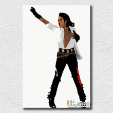 Popular wall poster Michael Jackson pop art paintings